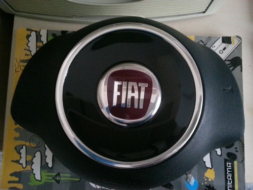Airbag volante fiat 500 nero - volante,